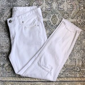 Free people white skinny jeans